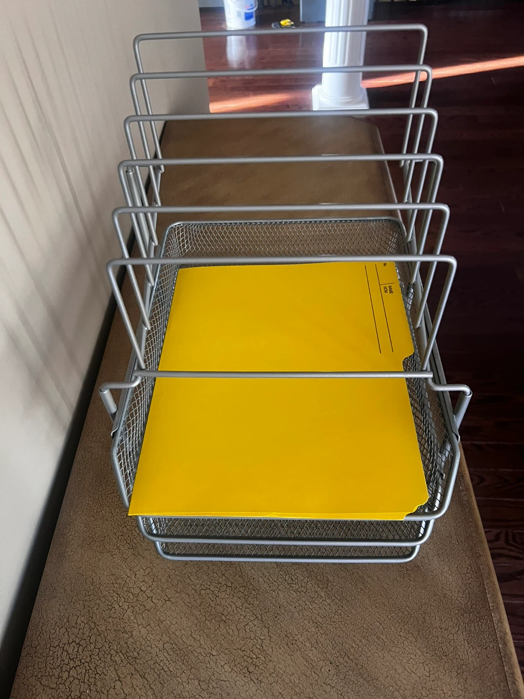 Metal 4-Tier Mesh Desk Organizer Tray - photo 5