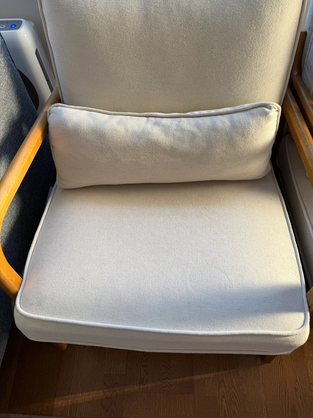 Midcentury Accent Chairs with Wood Frame (Set of 2) - photo 5