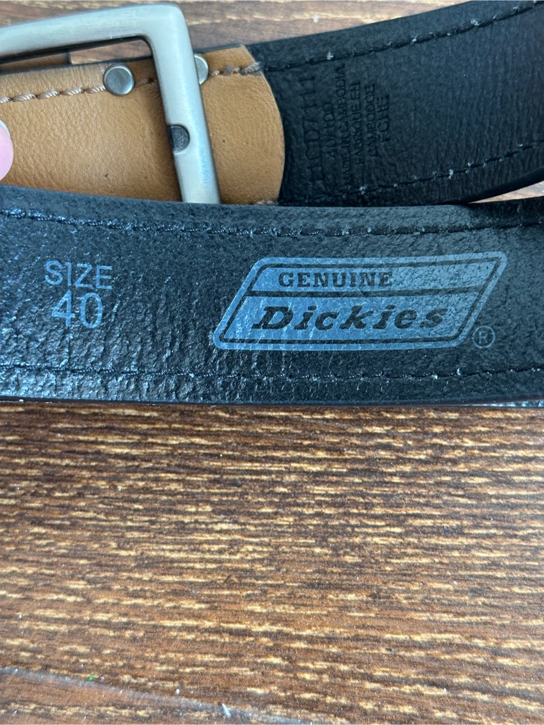 Dickies Men's Genuine Leather Belt Size 40 - photo 4