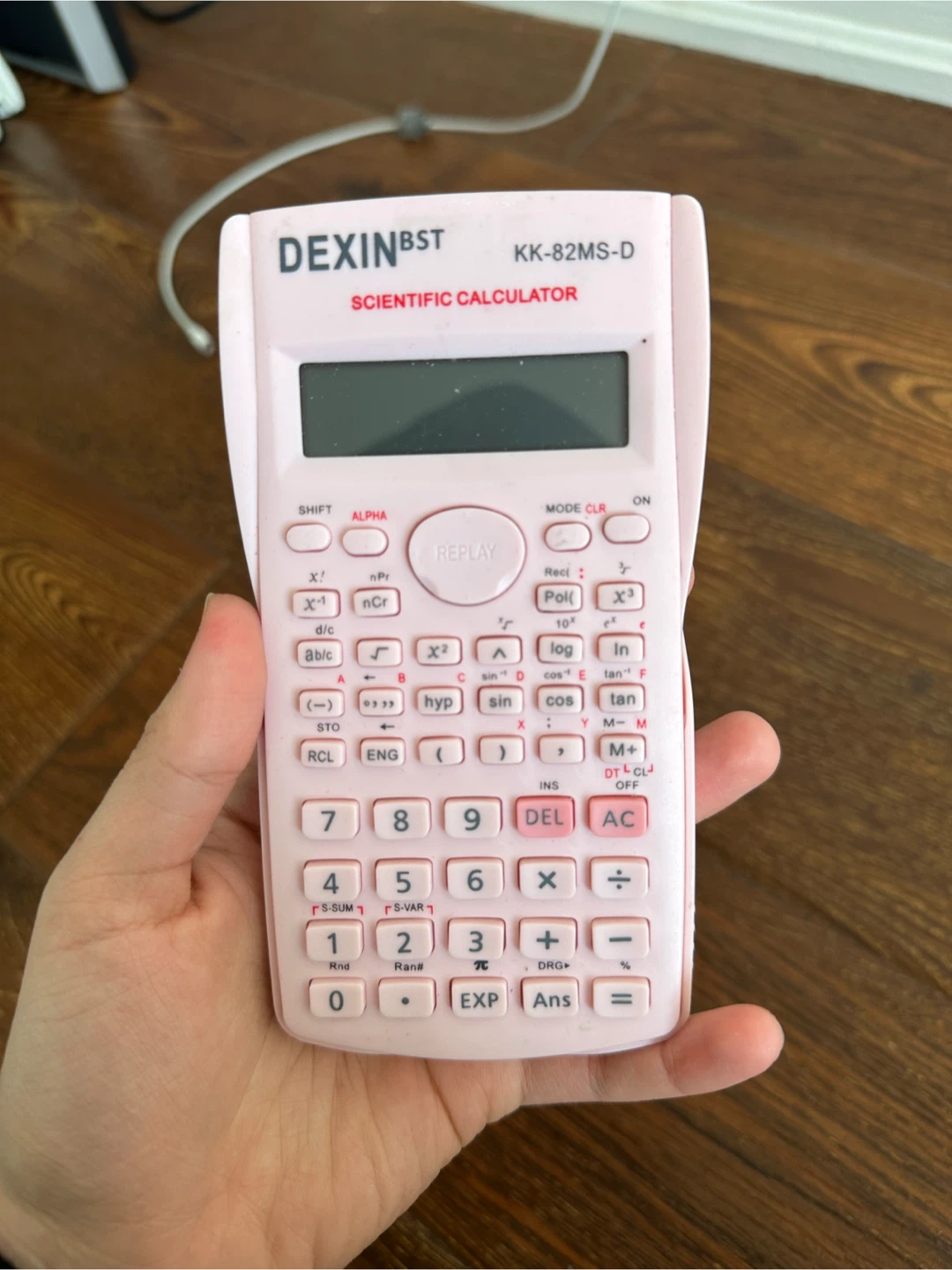 DEXIN BST KK-82MS-D Scientific Calculator Pink - photo 3
