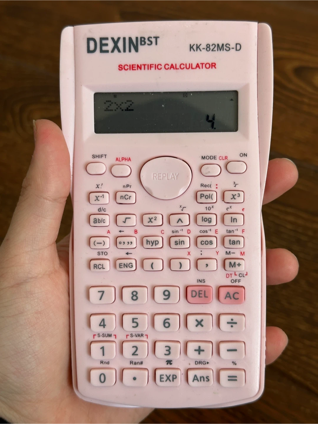 DEXIN BST KK-82MS-D Scientific Calculator Pink - photo 2