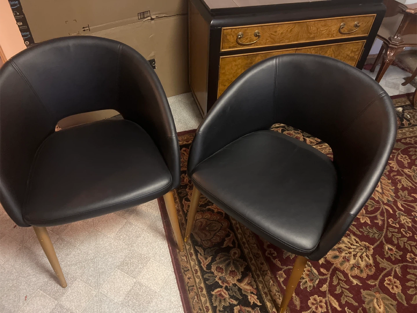 Sunpan Modern Home Black Upholstered Accent Chair - photo 2