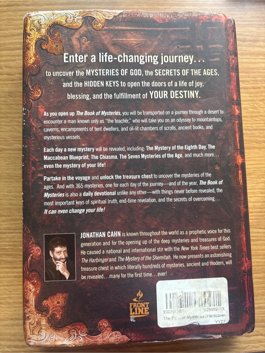 The Book of Mysteries by Jonathan Cahn Hardcover - photo 2