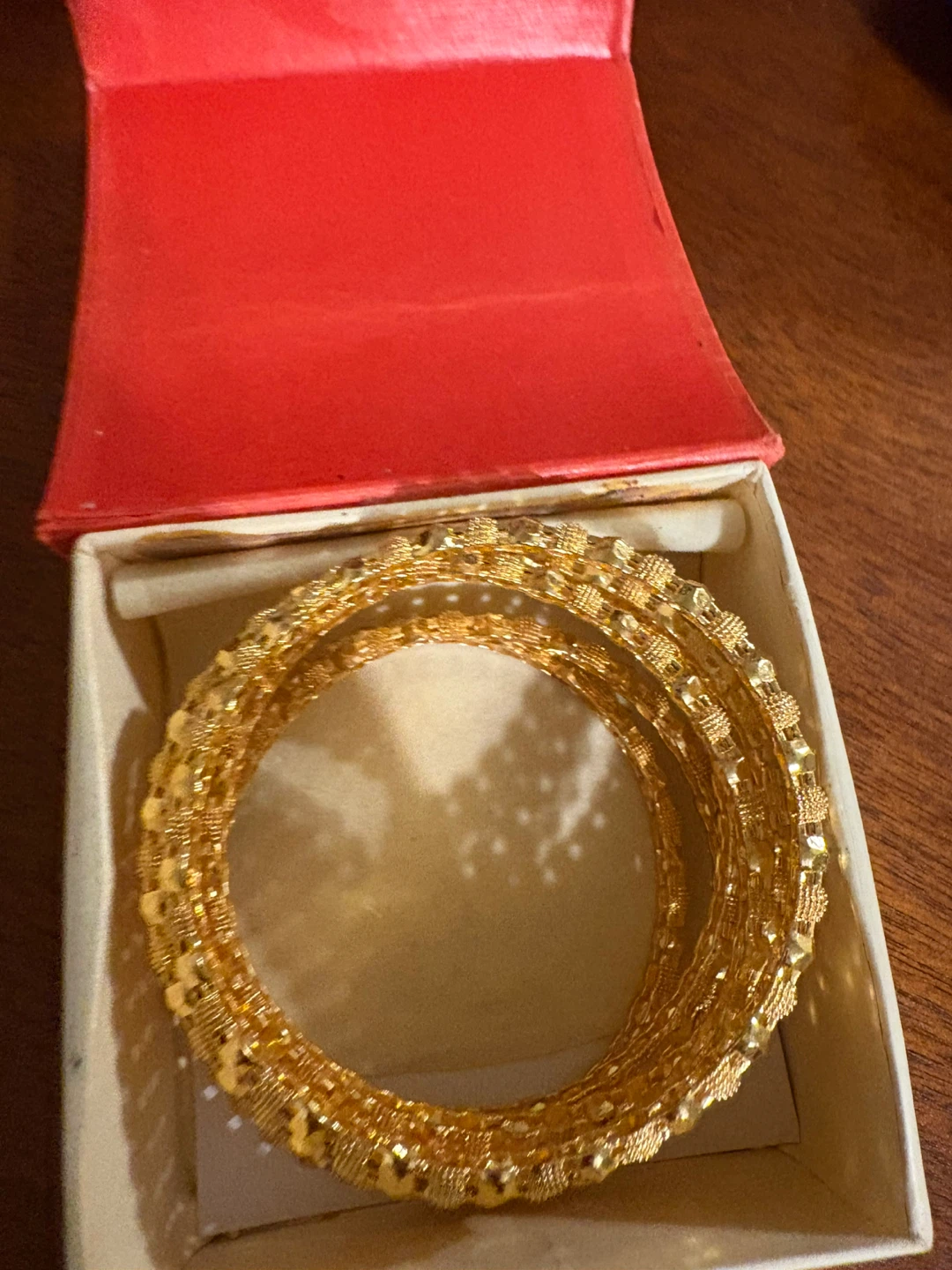 Set of 6 Gold-Tone Bangles - photo 5