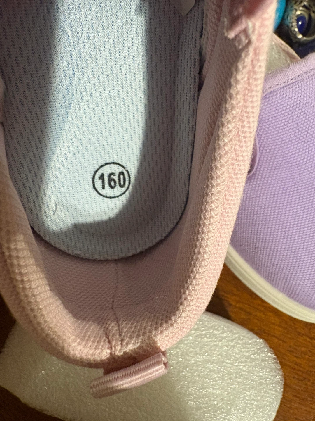 Kids Slip-on Shoes Size 160 Purple and Pink - photo 2