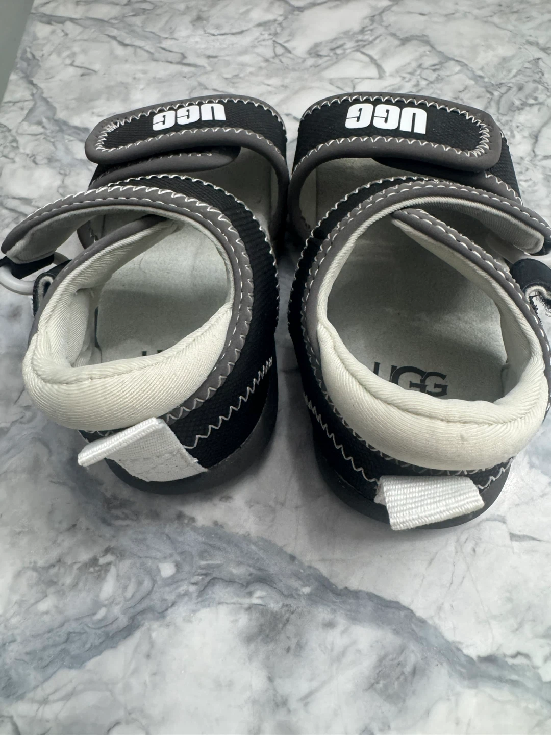 Bundle of 2 UGG Kids Boots Grey Suede Size 4 UK - photo 5