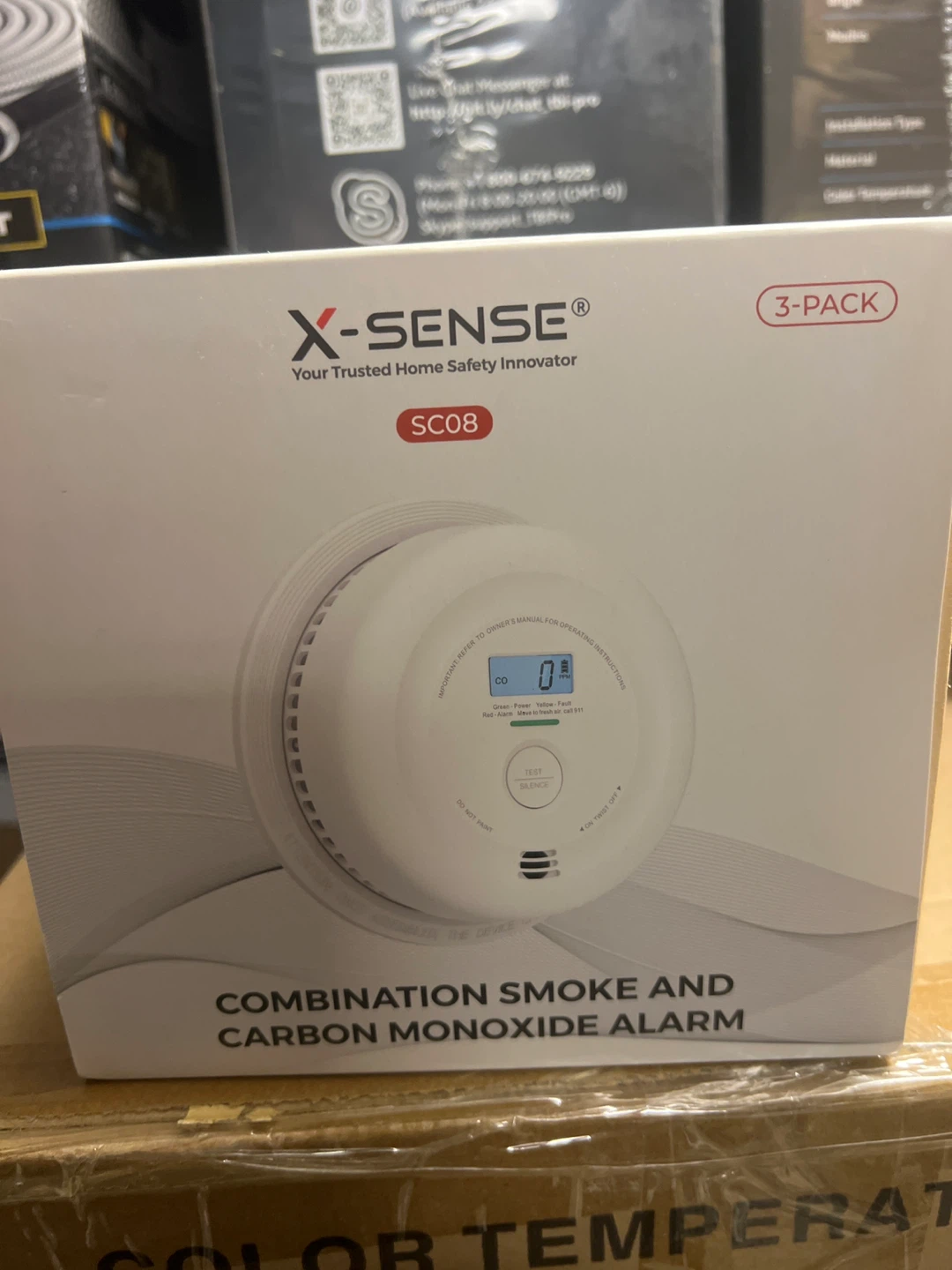 X-Sense SC08 Smoke and Carbon Monoxide Alarm