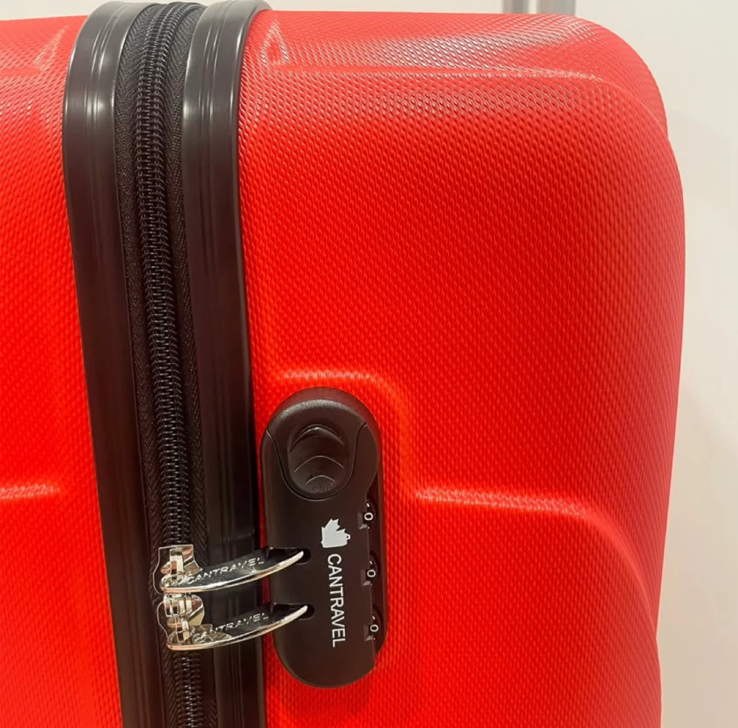 RED Suitcase Luggage - 3 Piece Set (20”/24”/28”) - photo 5