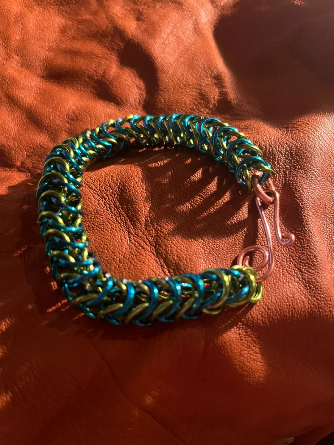 Handmade Chainmail Bracelet - photo 2