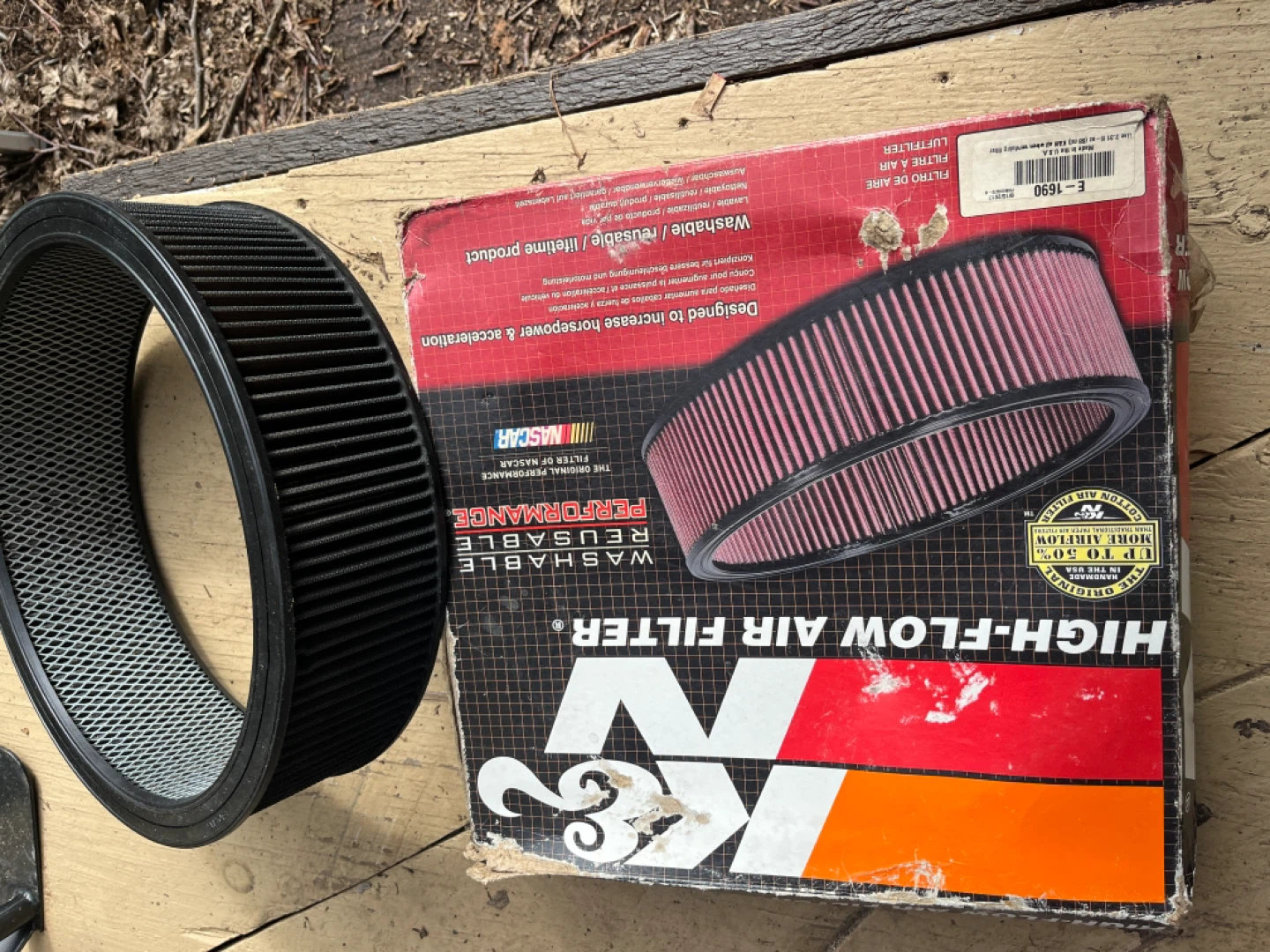 K&N High-Flow Air Filter E-1690