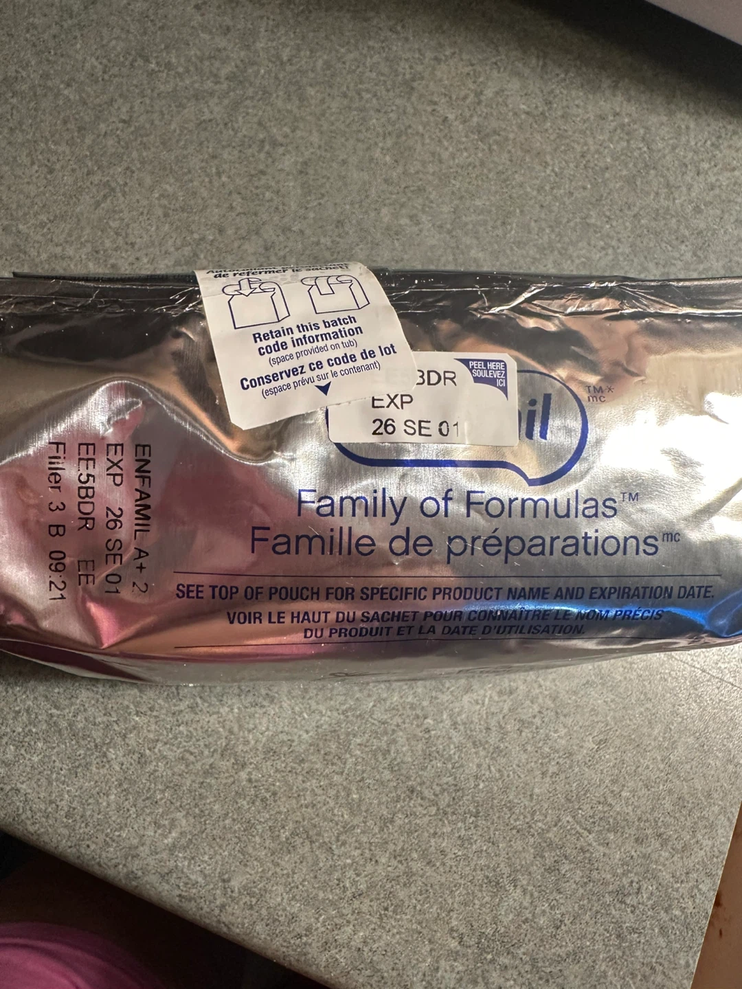 Enfamil Family of Formulas Pouch