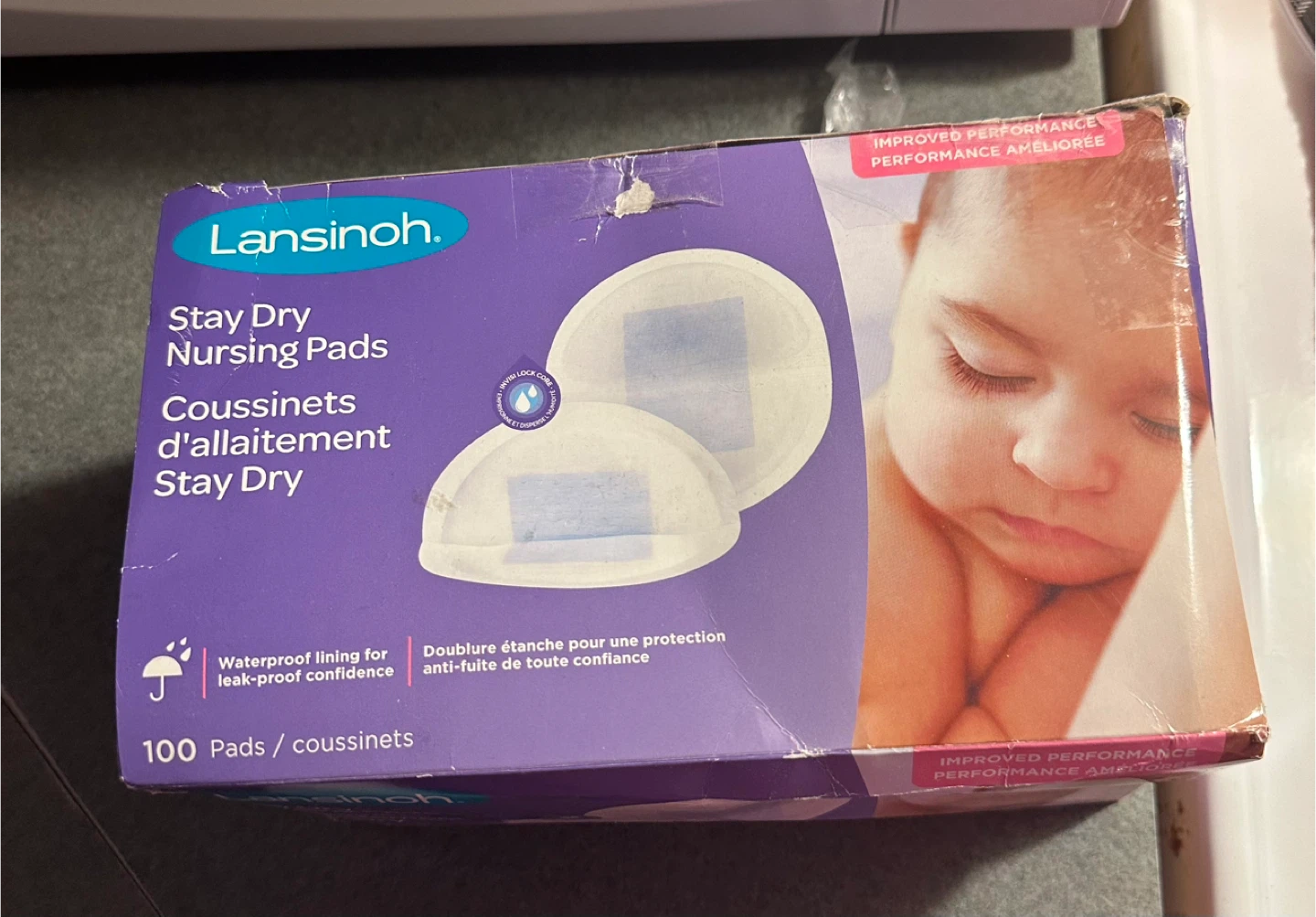 Lansinoh Stay Dry Nursing Pads - 100 count - photo 2