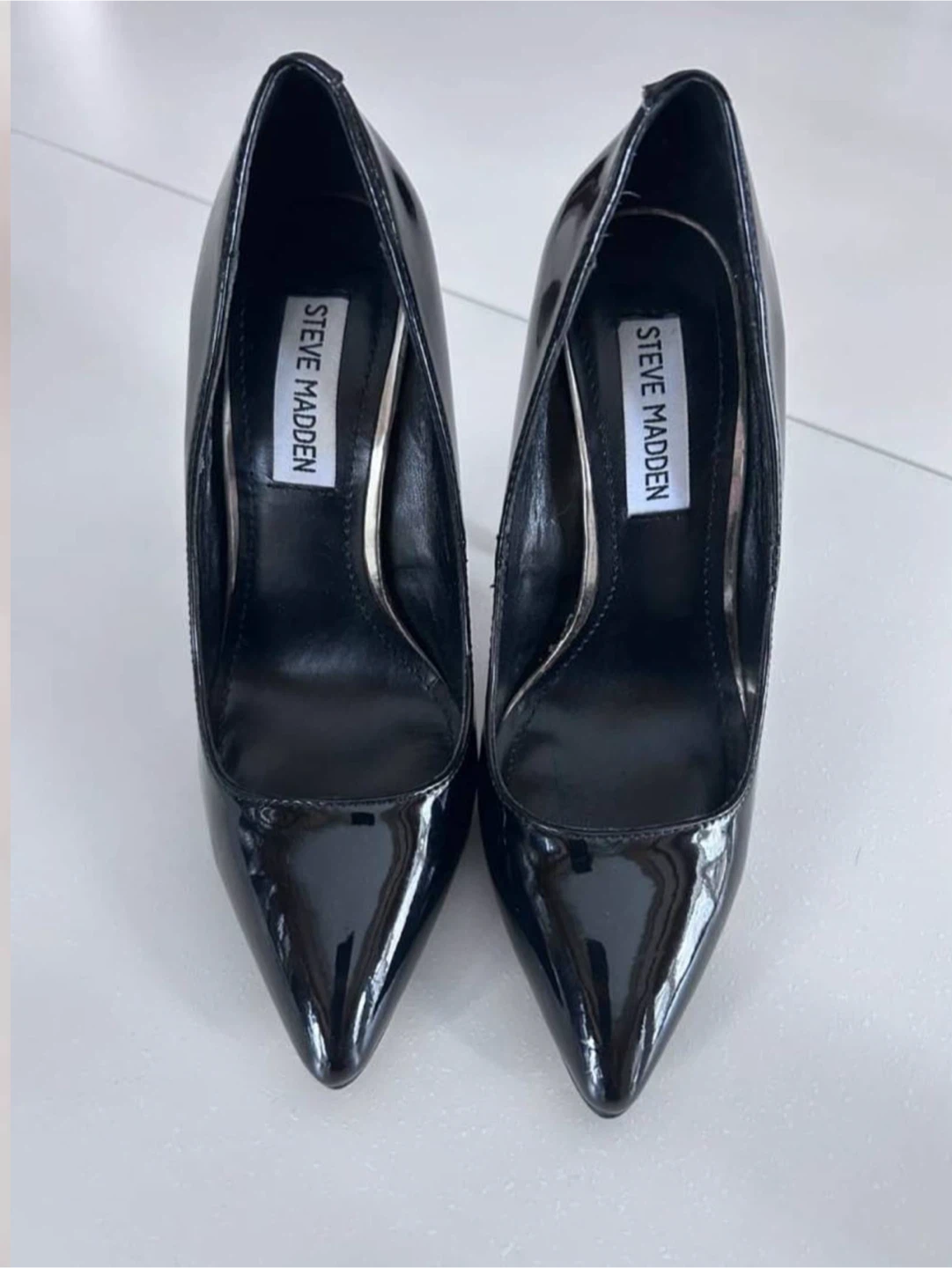 Steve Madden Black Patent Leather Stiletto Heels - photo 2