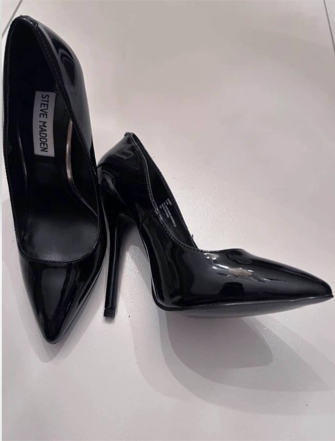 Steve Madden Black Patent Leather Stiletto Heels - photo 3