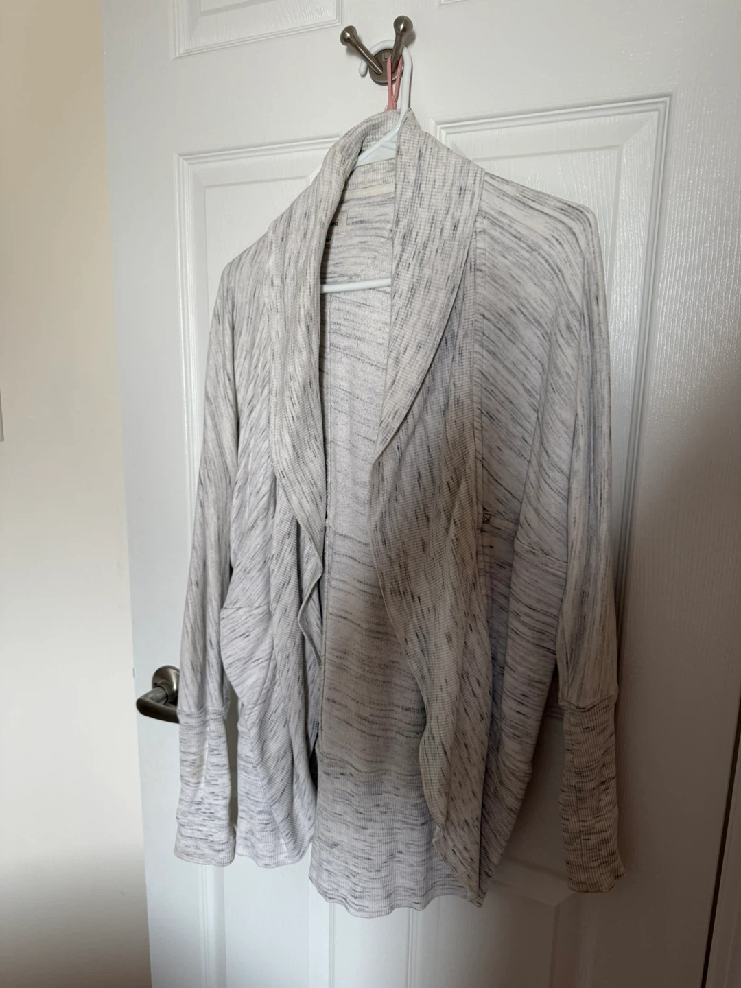 Wilfred Grey Marled Cardigan Sweater - photo 2