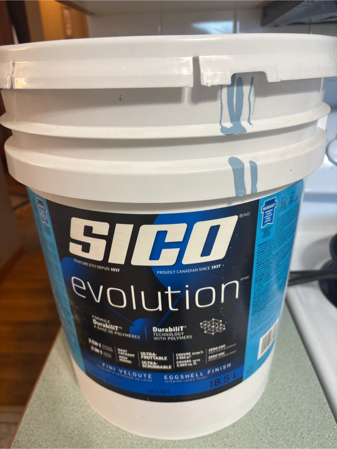 Sico Evolution Eggshell Finish Paint - 18.5 L