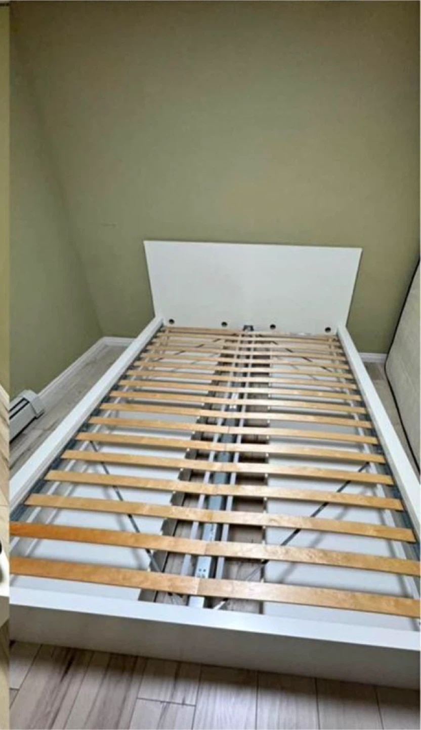 Ikea Queen bed frame +4 drawers and FREE DELIVERY