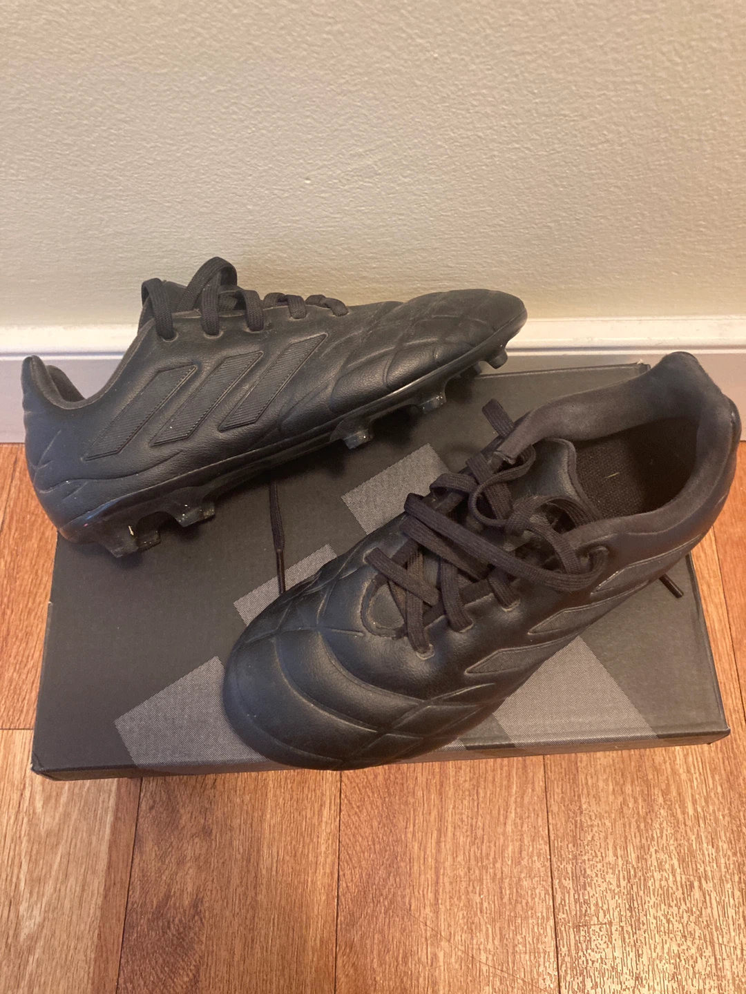 Black Adidas Soccer Cleats Size 1