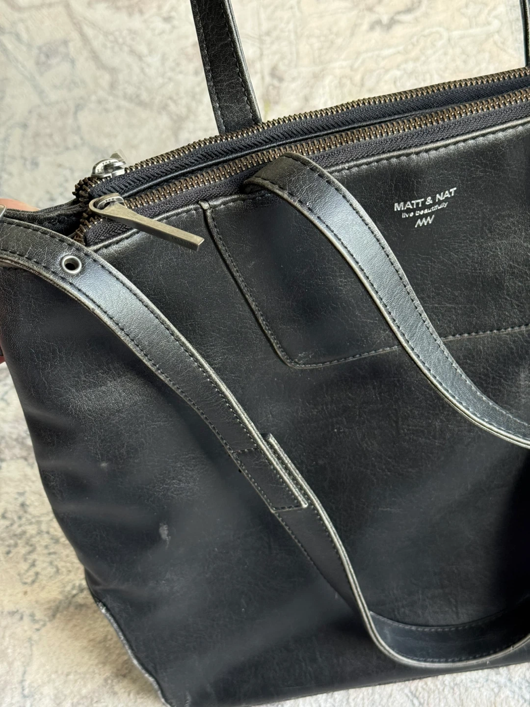 Matt & Nat Black Tote Bag with Wallet - photo 5