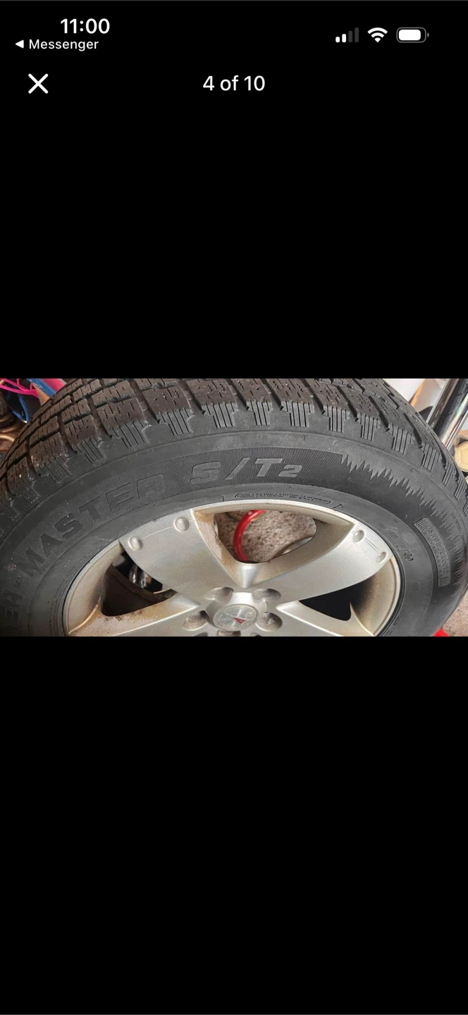Set of 4 Cooper Discoverer Altimax Tires with Rims - photo 4