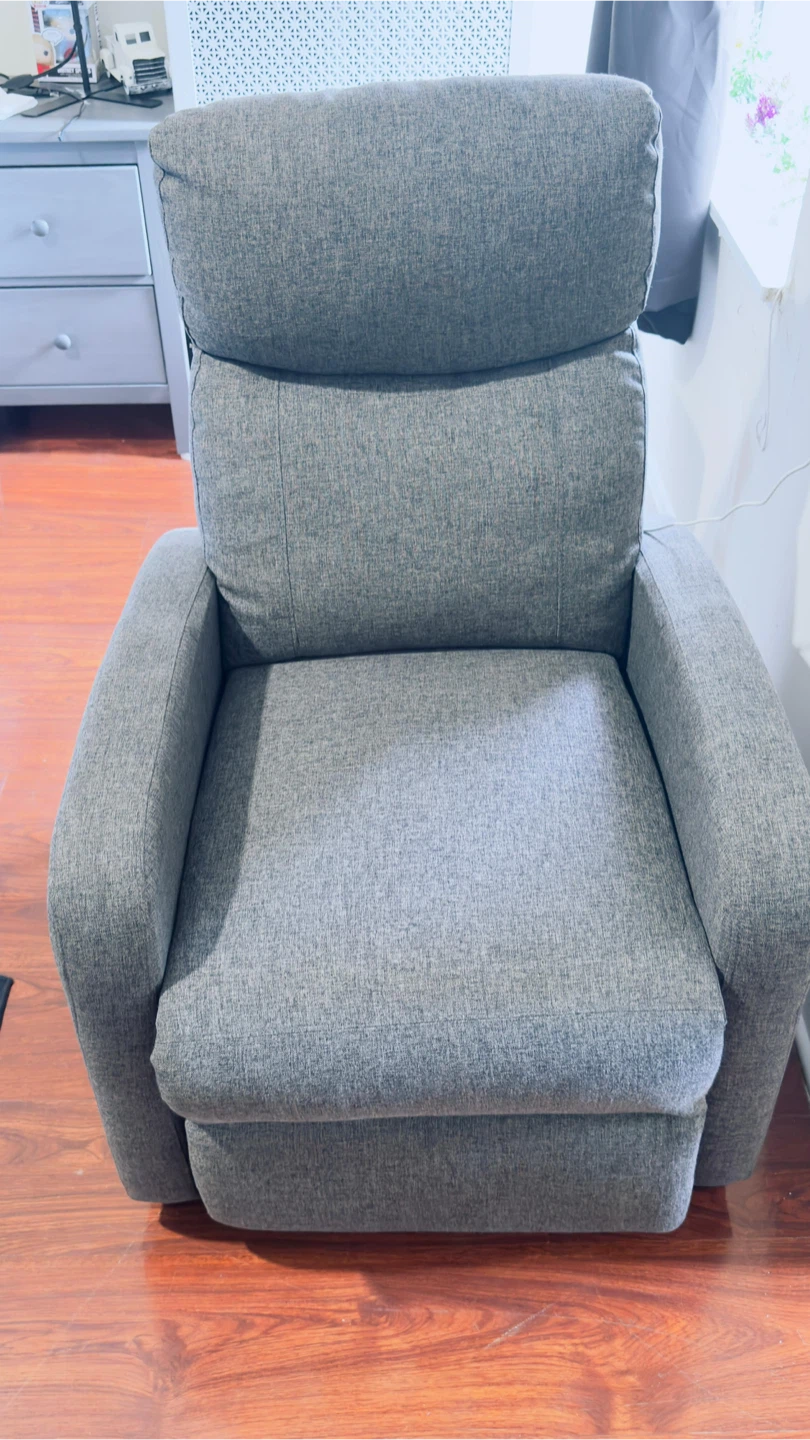 Gray Fabric Recliner Chair - photo 4