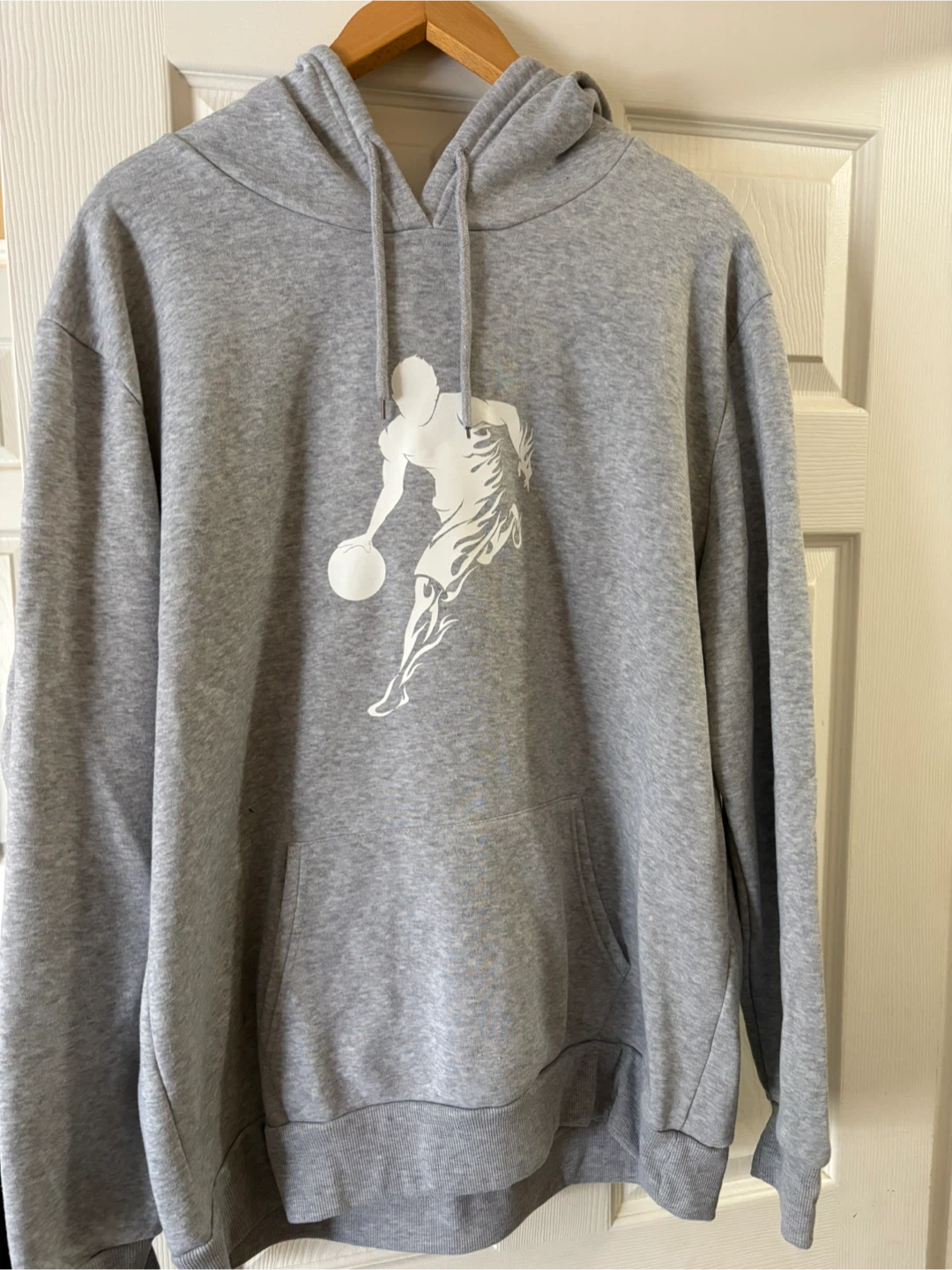 Grey Basketball Hoodie (men’s XL)