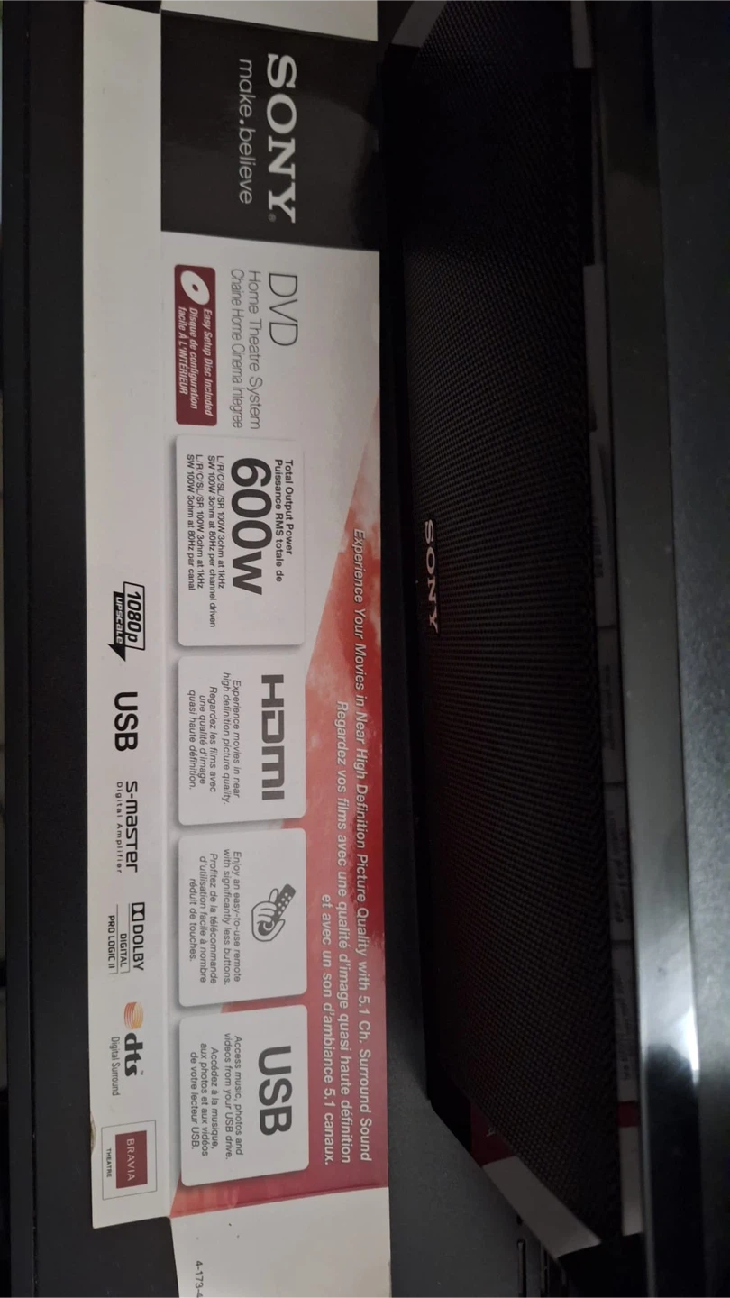 Sony 600W Surround Sound Speakers - photo 4