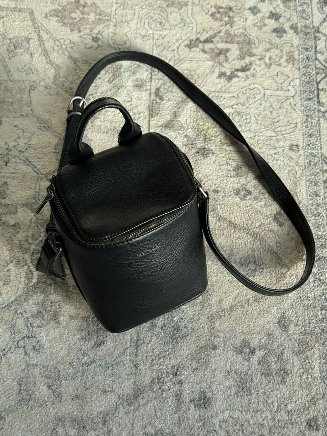 Matt & Nat Black Mini Handbag