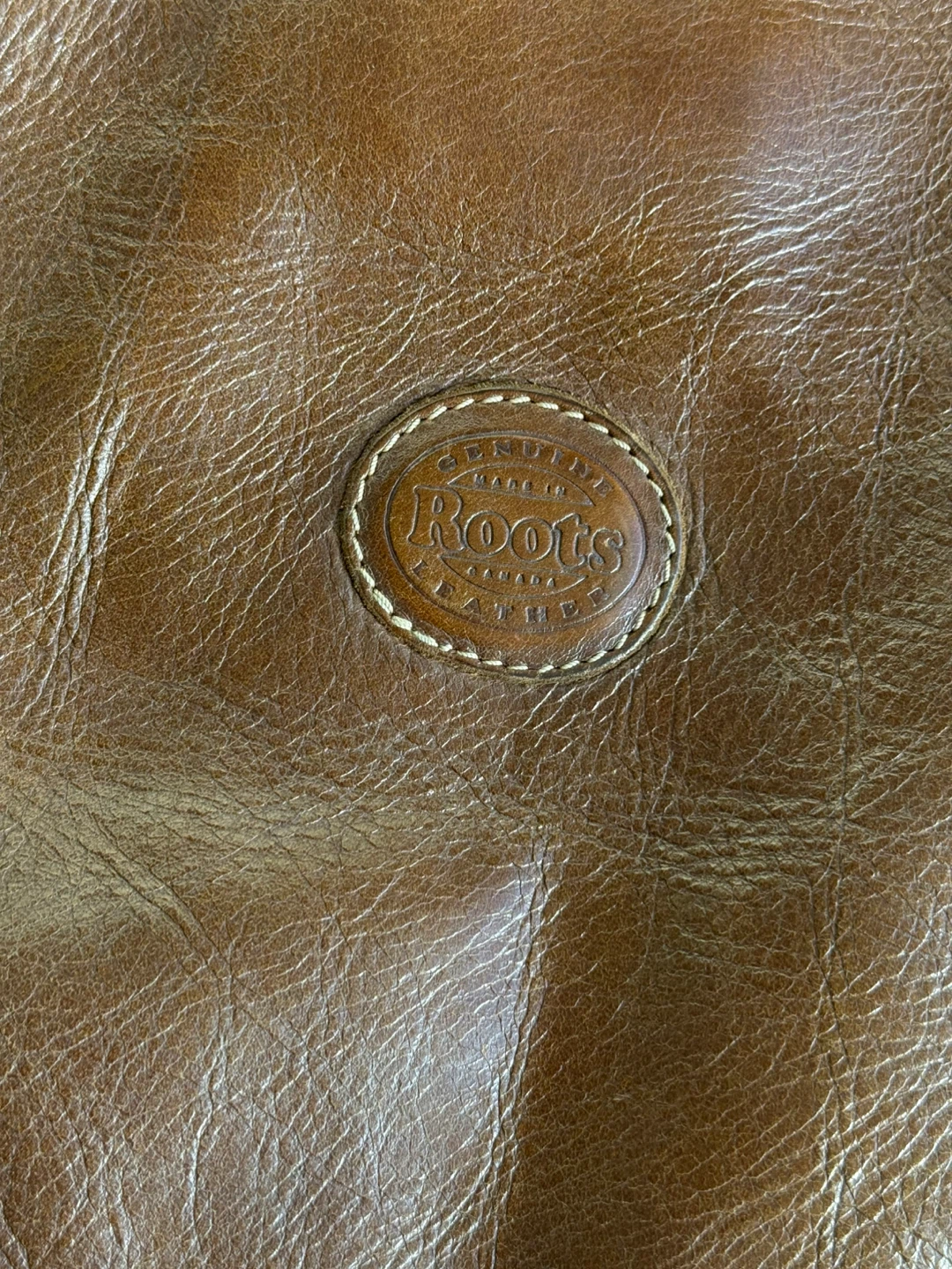 Roots Brown Leather Crossbody Bag - photo 3