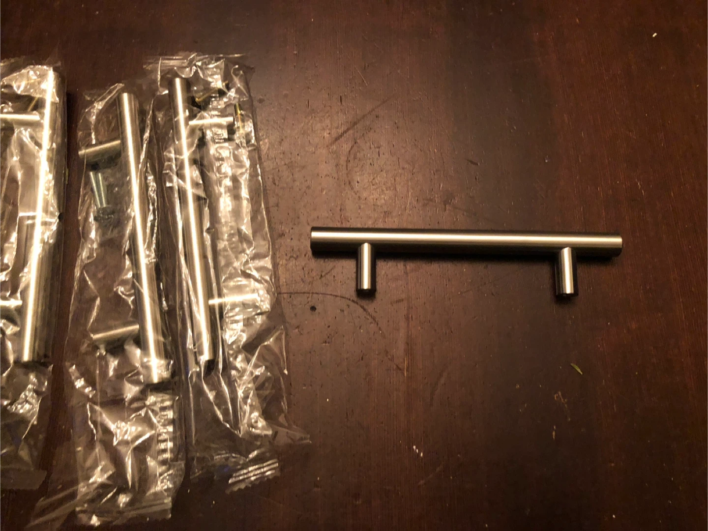 Stainless Cabinet Pulls/ Handles. 98 mm. NEW. 5.
