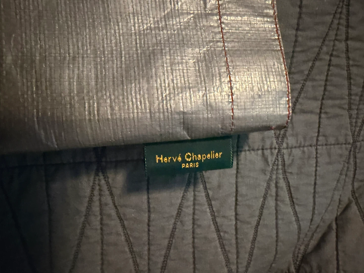 Hervé Chapelier Silver Tote Bag - photo 2