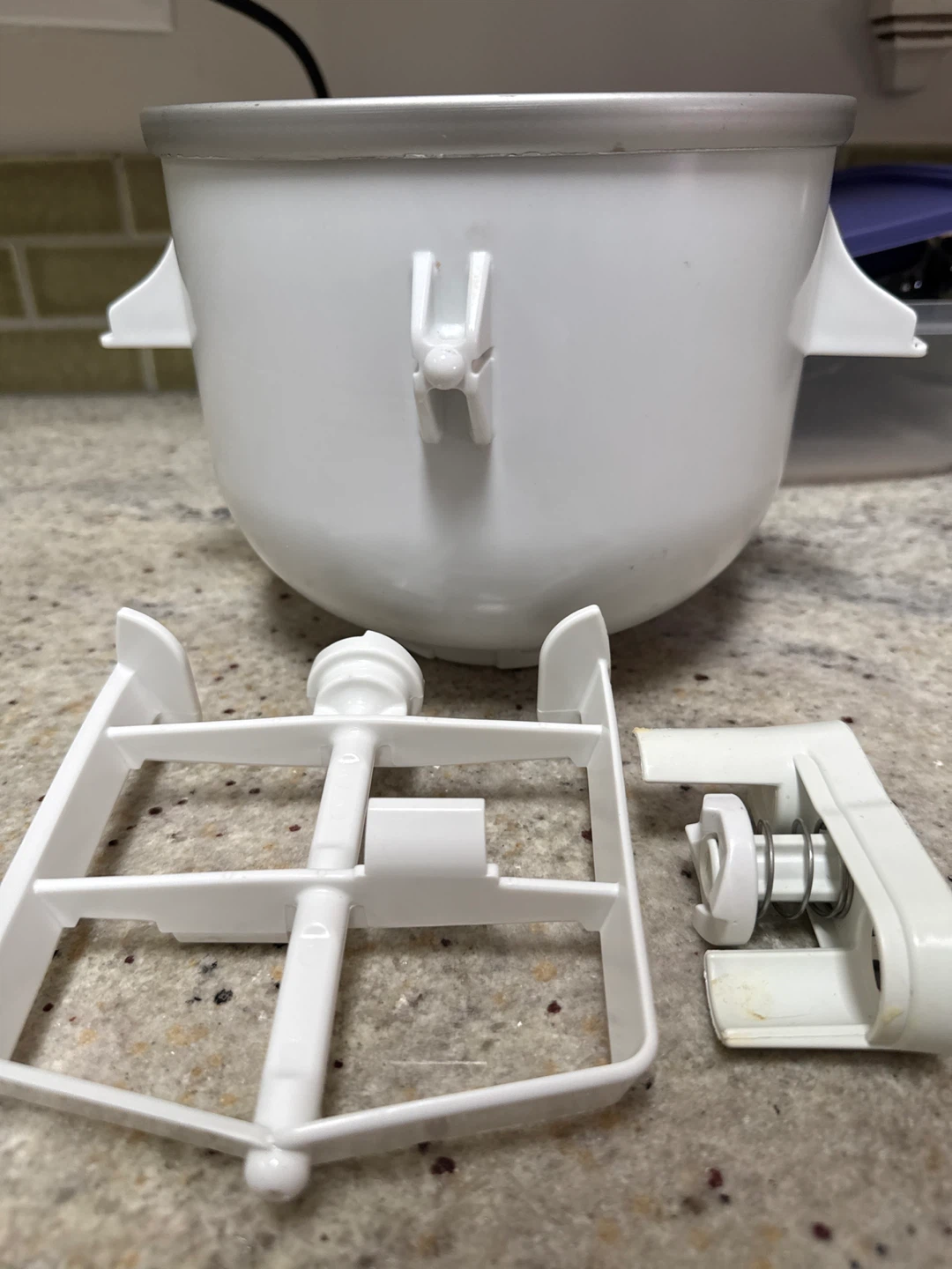 Kitchen aid Ice Cream Maker Bowl and Paddle Attachment - photo 2
