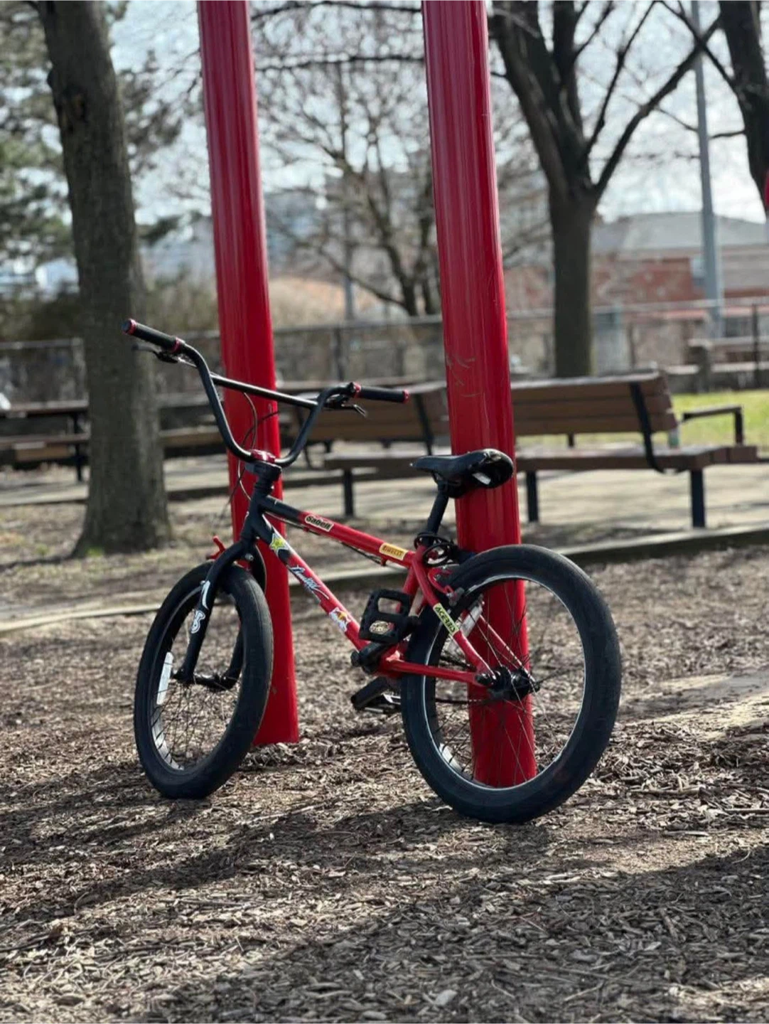 Red BMX Bike