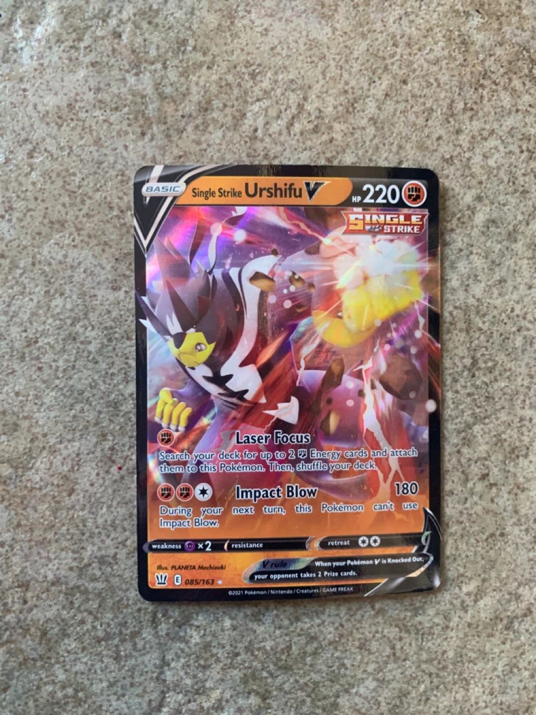 Pokemon Trading Card Bundle - Urshifu V, Pincurchin V, Porygon-Z - photo 5