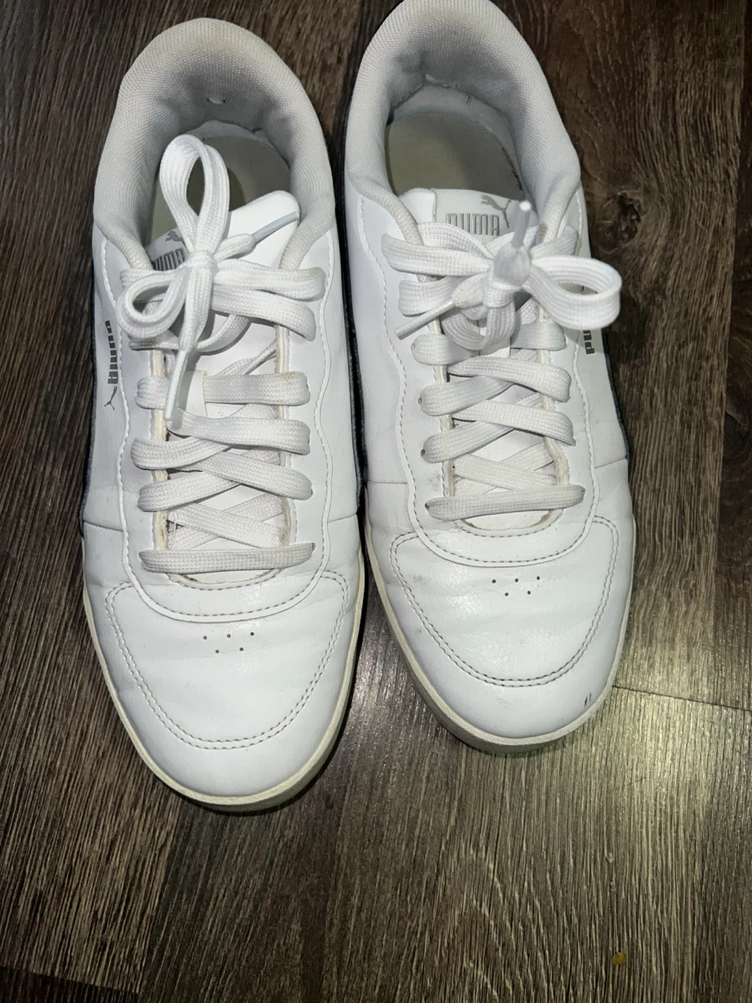 Puma White Leather Sneakers - photo 3