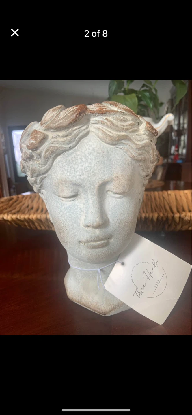 Three Hands Bust Planter