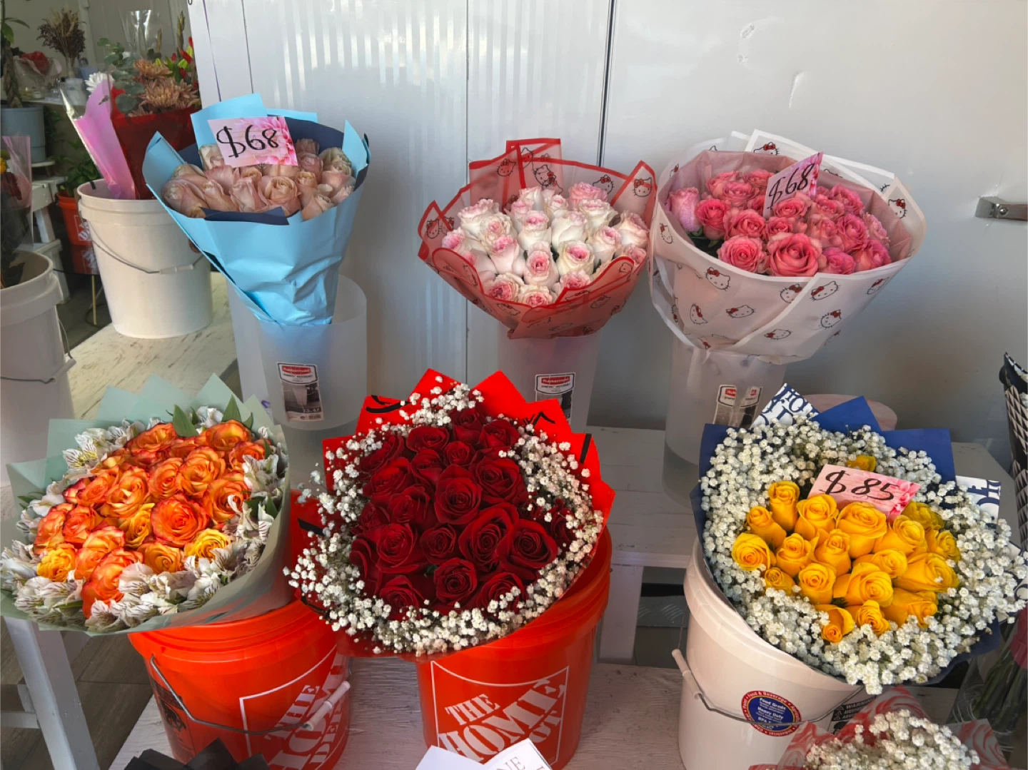 Mixed Roses and Alstroemeria Bouquet - photo 2