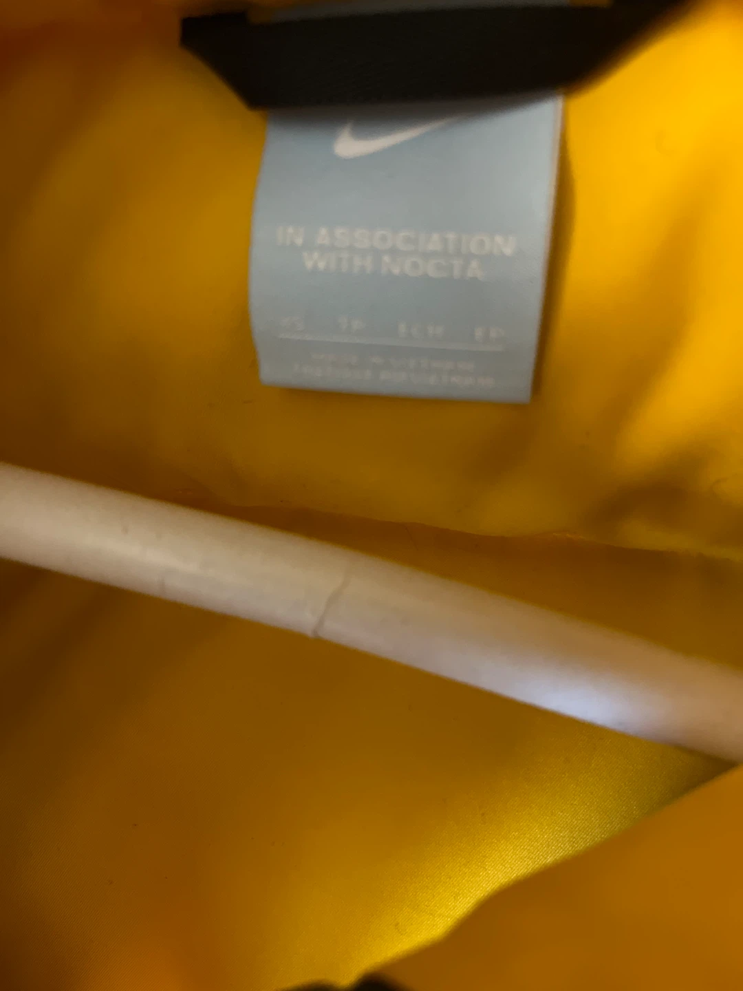 Nike NOCTA Puffer Jacket Yellow - photo 3