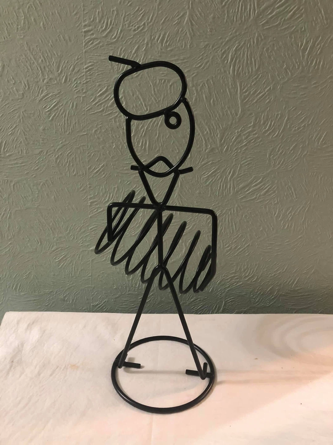 2 Metal Wine Rack / Holder Figurine - photo 4