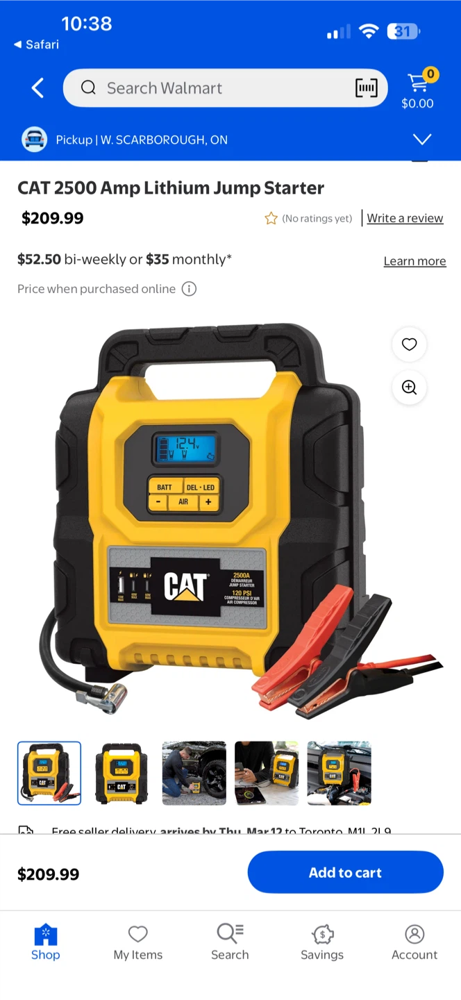 CAT 2500A Lithium Jump Starter & Power Bank - photo 2