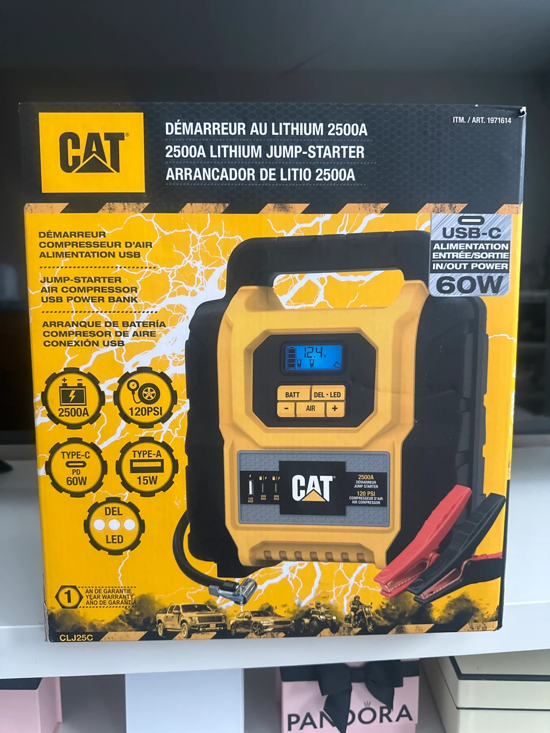 CAT 2500A Lithium Jump Starter & Power Bank