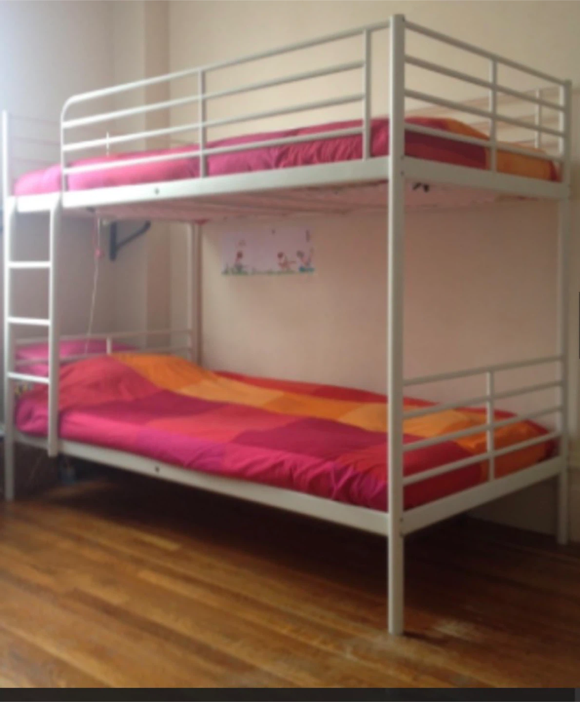 White Metal Bunk Bed - photo 2