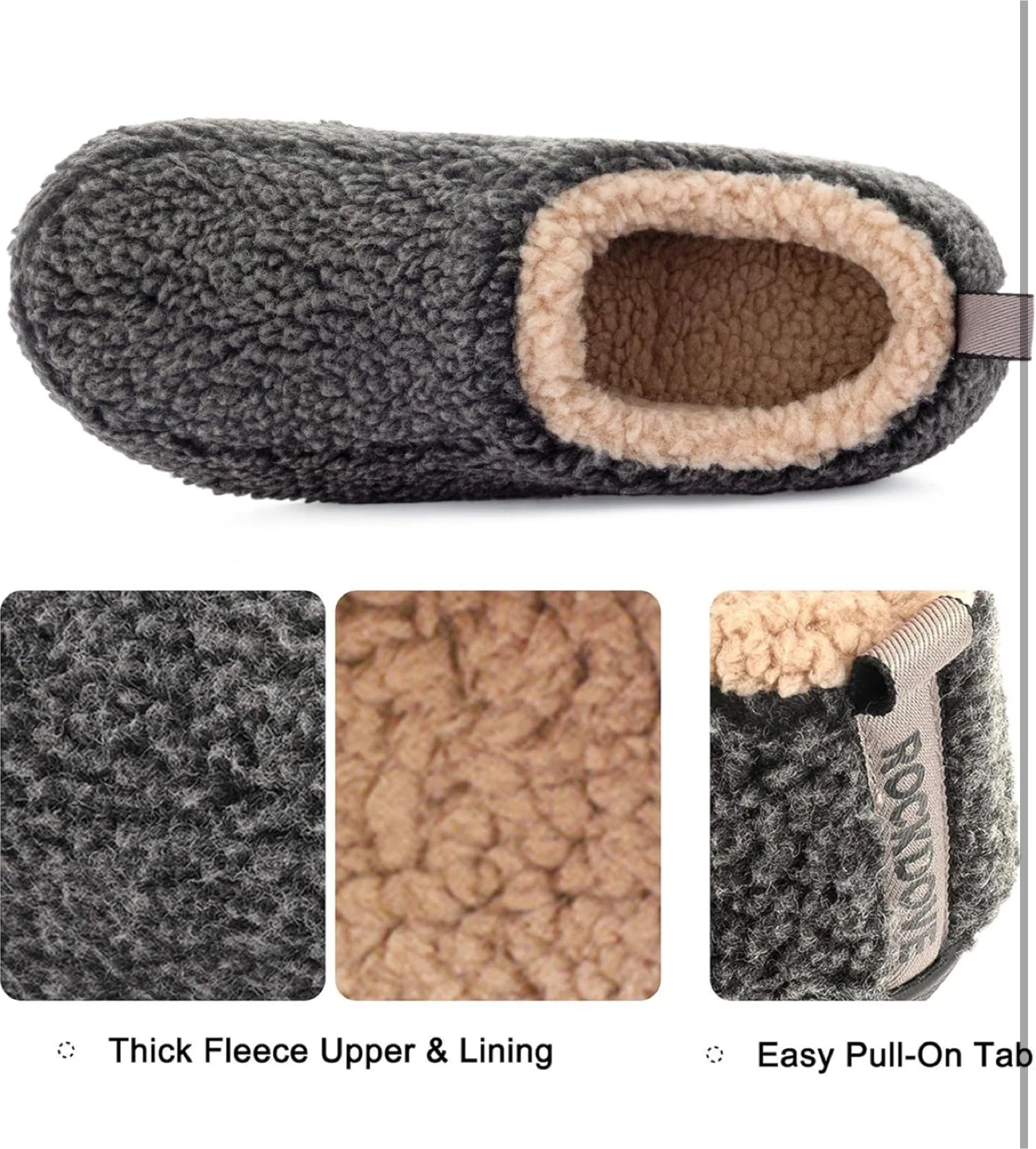 NEW! RockDove Men's Nomad Slipper with Memory Foam - photo 4