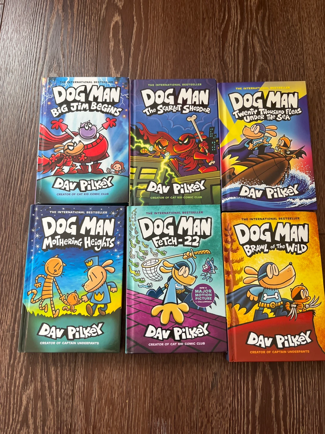 Dog Man Book Set - 6 Books