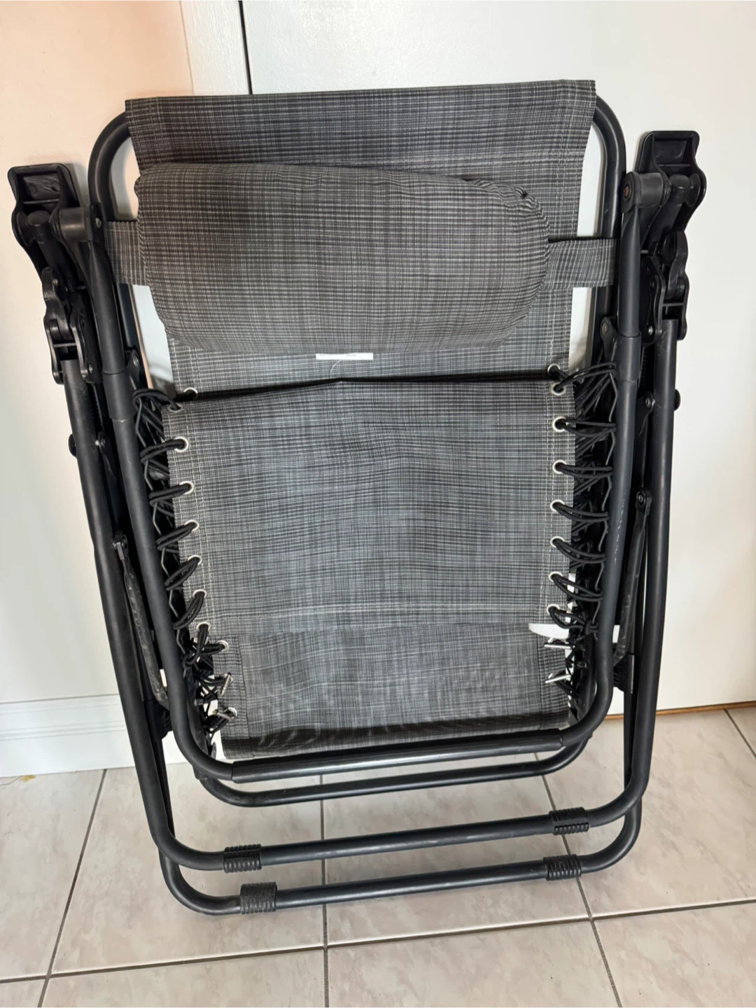 Grey Zero Gravity Chair with Padded Headrest - photo 5