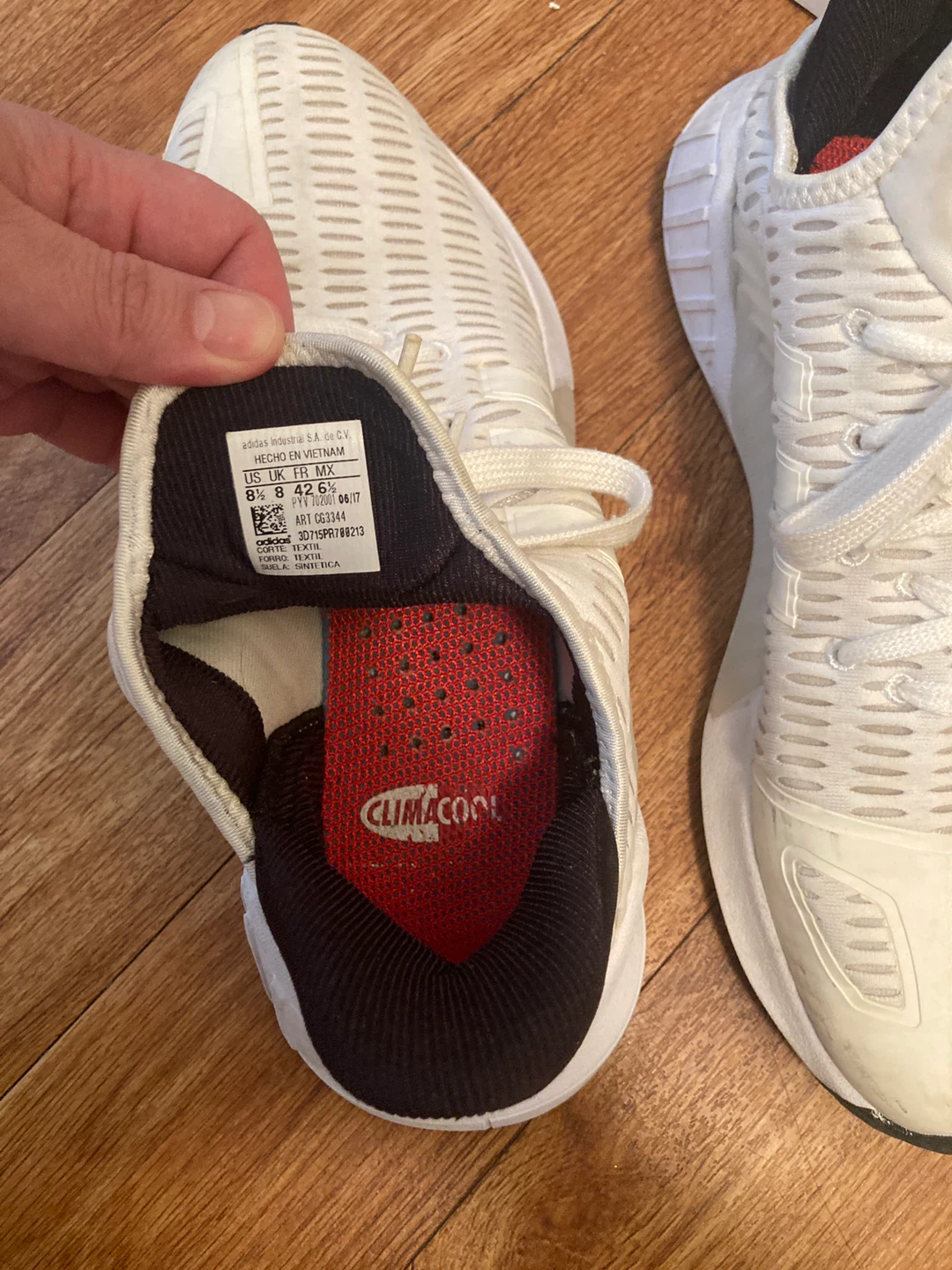 Adidas Climacool White Running Shoes - photo 2