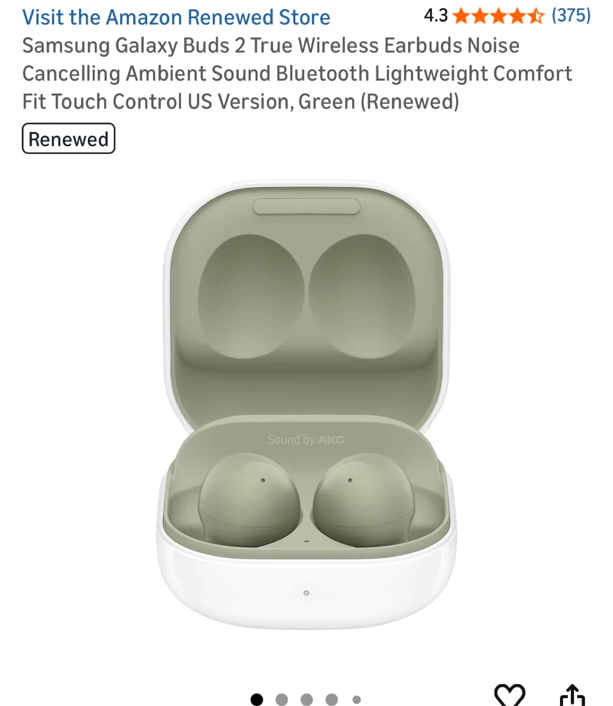 Samsung Galaxy Buds 2 True Wireless Earbuds - Green - photo 3