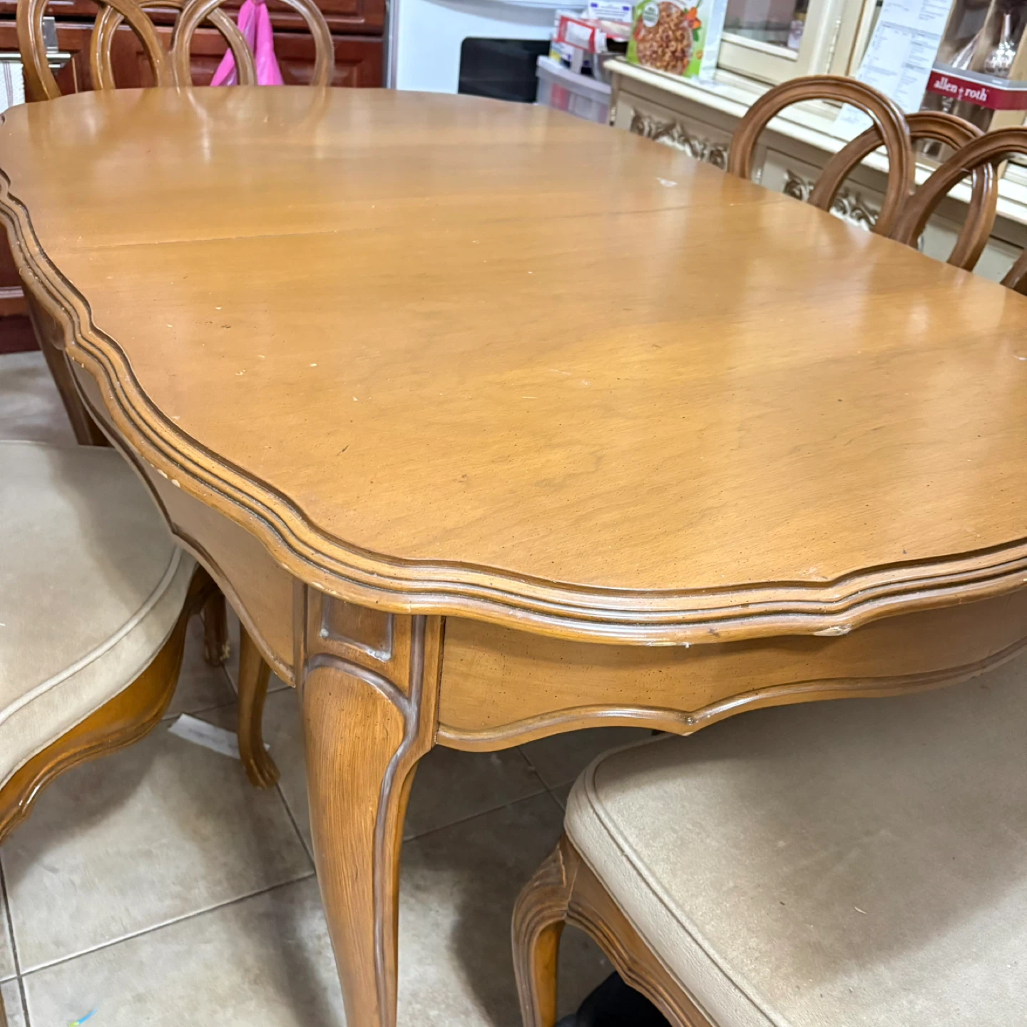 Wooden Dining Table with Chairs - photo 3