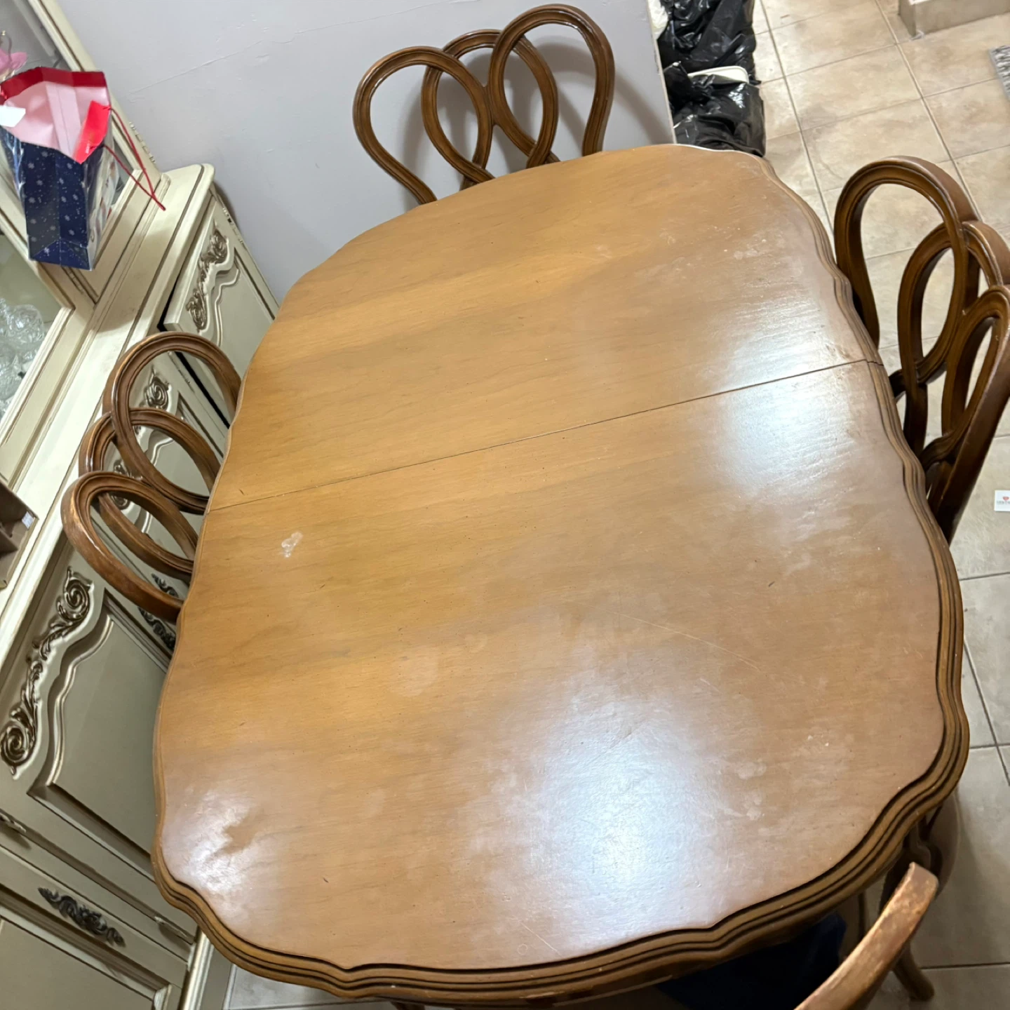 Wooden Dining Table with Chairs - photo 4