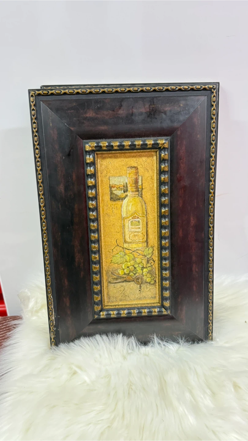 Set of 2 Framed Wine Art Prints - photo 2